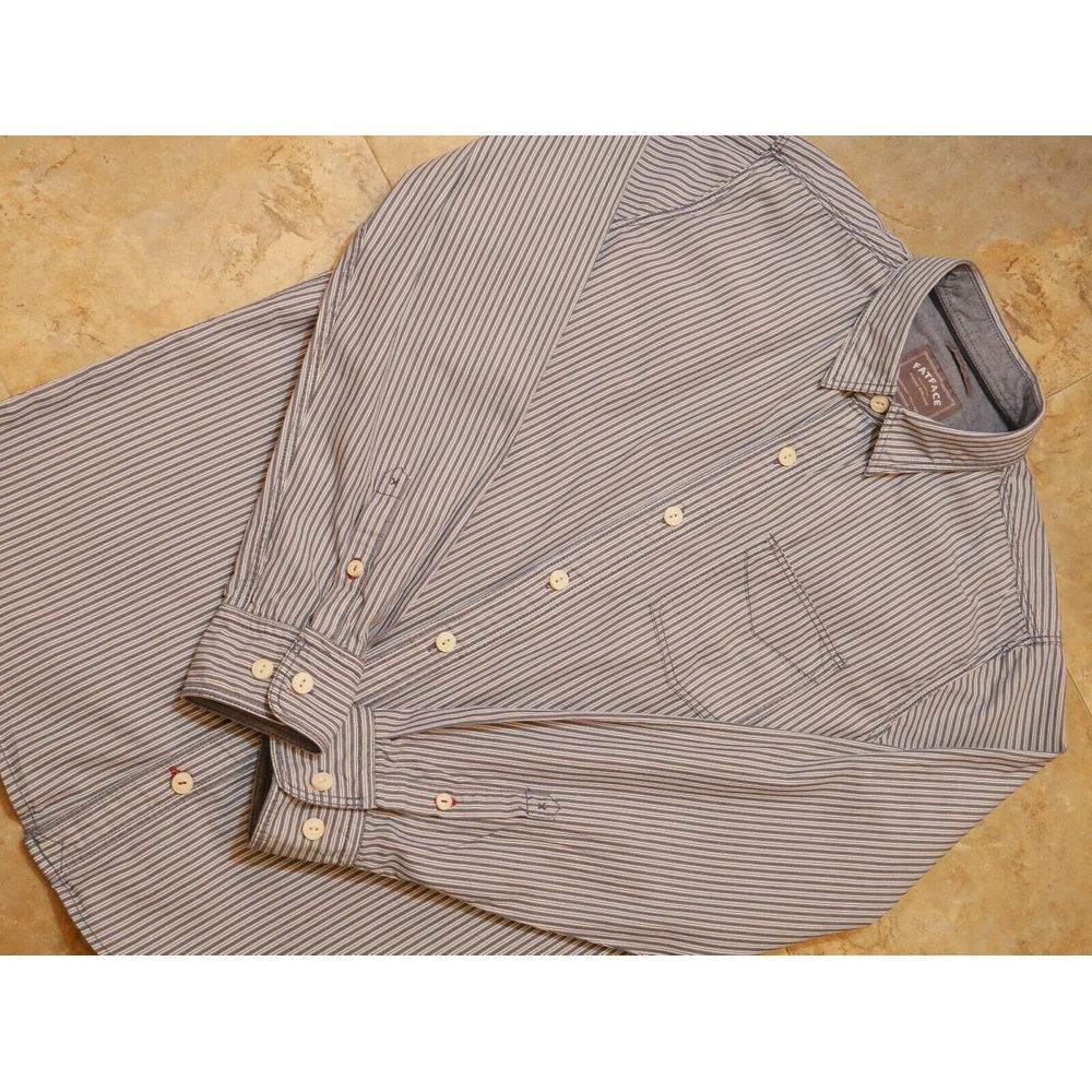 FATFACE Slim Fit Long Sleeve Shirt - Sz. Large